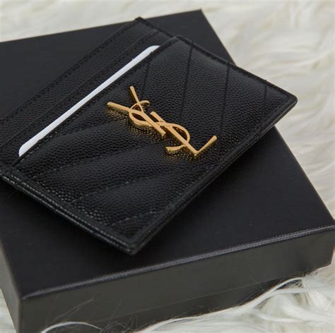 red card holder ysl|yves saint laurent card holder.